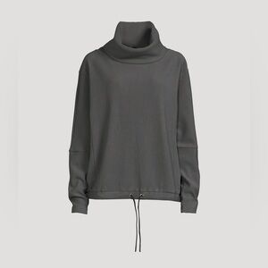 Varley Charles Turtleneck Sweater Charcoal Cozy Ribbed Knit Sweatshirt Size XS